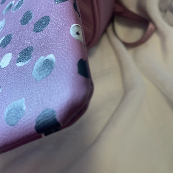 Betsey Johnson mauve with gold colored hardware, NWT - Picture 5 of 15